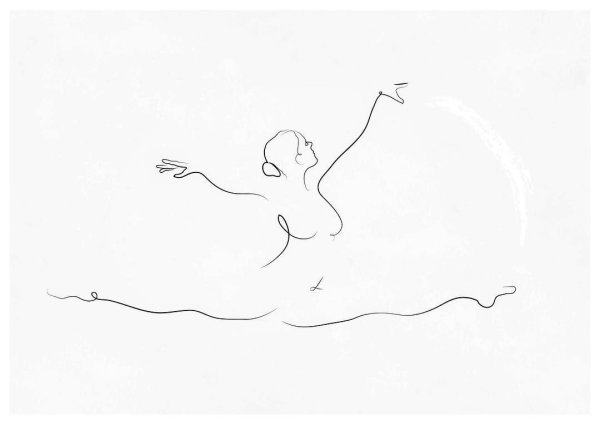 Свечка одной линией