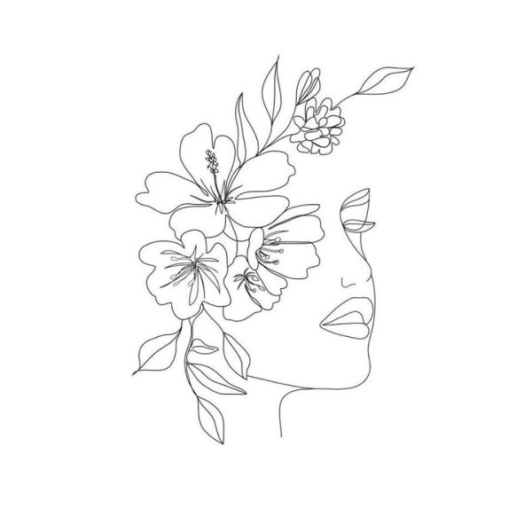 Рисование лица карандашом для скетчбука