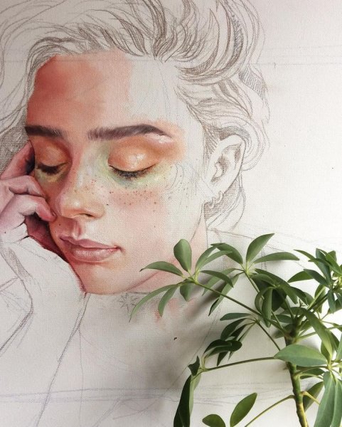 Девушка из линий