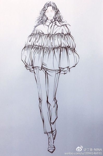 Наброски модельеров