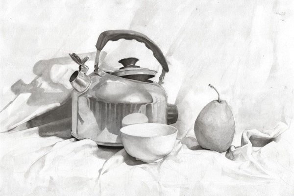 Гризайль чайник