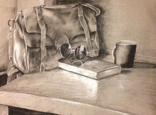 Тематический натюрморт в графике