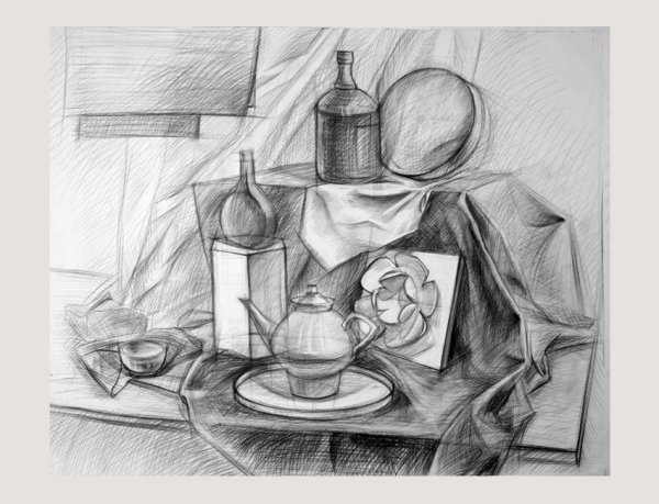 Натюрморт карандашом