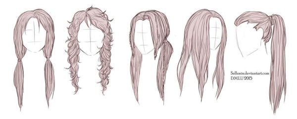 Волосы для срисовки