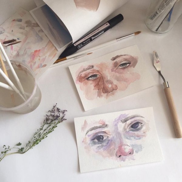 Пастельные арты