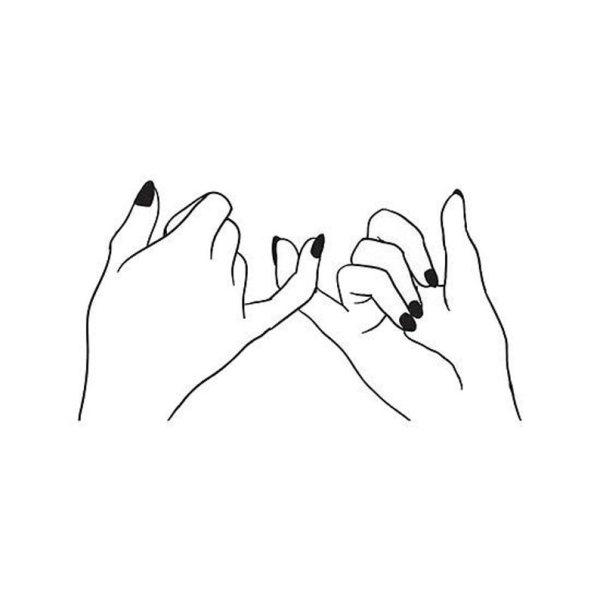 Рука тянется к руке арт