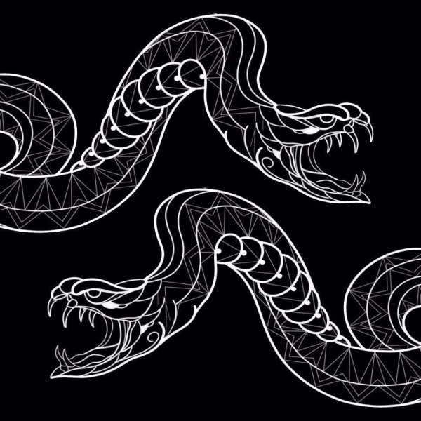 Стилизованная змея