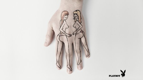 Прикольные рисунки на руке