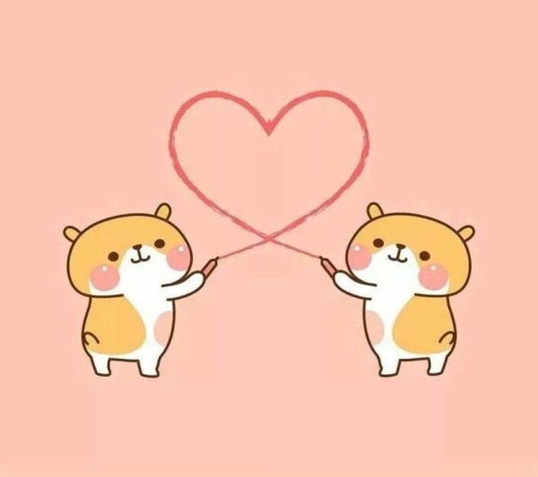 Милые парные рисунки