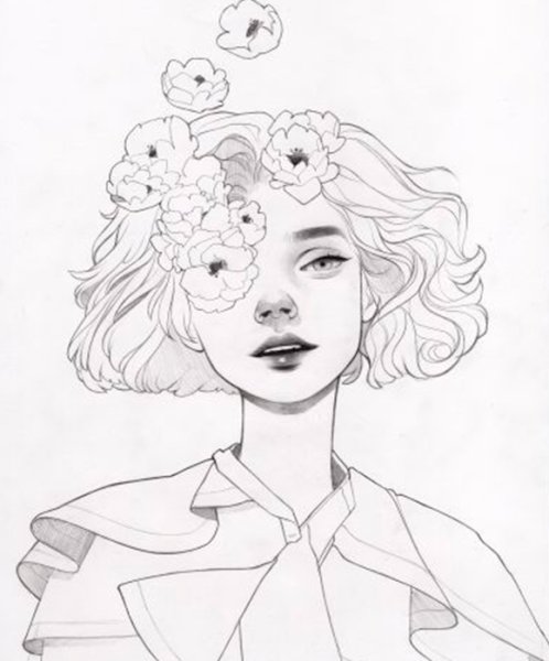 Иллюстрации в пастельных тонах