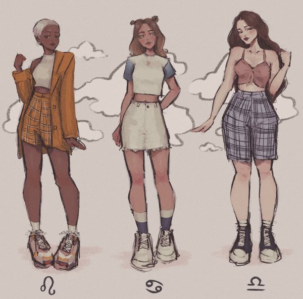 Одежда в мультяшном стиле