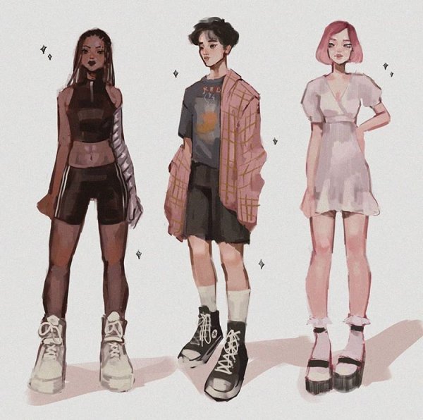 Трендовая одежда для персонажей