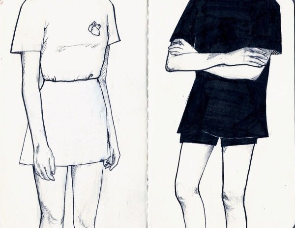 Наброски БТС В полный рост