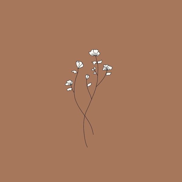 Цветочки Минимализм