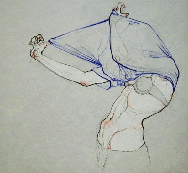 Рисунок человека арт