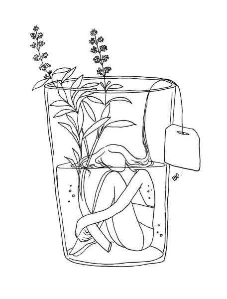 Раскраски Эстетика