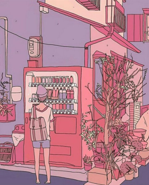 Плакаты Эстетика розовые