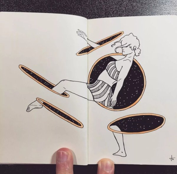 Рисунки в скетчбук