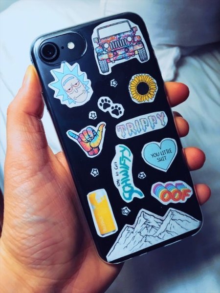 Идеи для наклеек на телефон