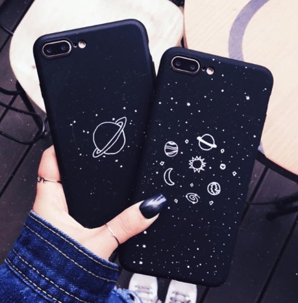 Красивые чехлы черные