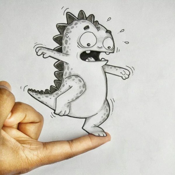 Рисунки карандашом прикольные