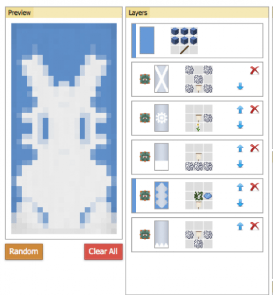 Красивые узоры на Знамя в МАЙНКРАФТЕ