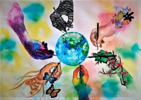 Рисование на тему мир