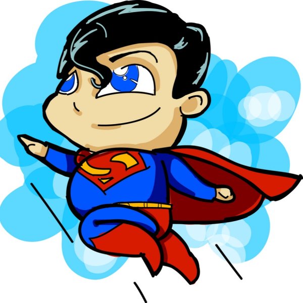 Супермен Марвел Чиби