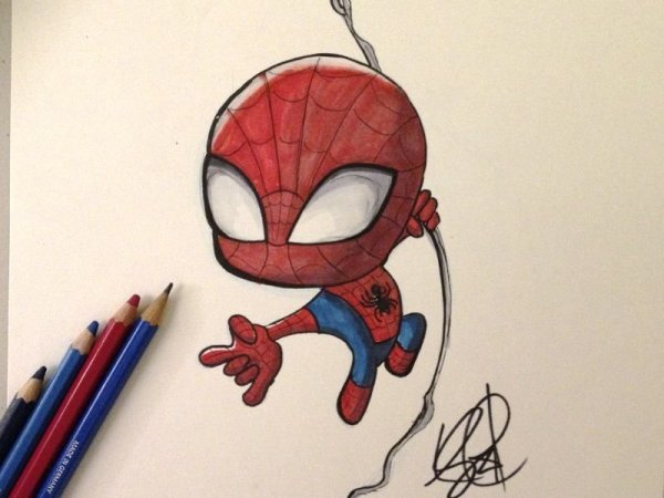 Рисунки Марвел для срисовки лёгкие