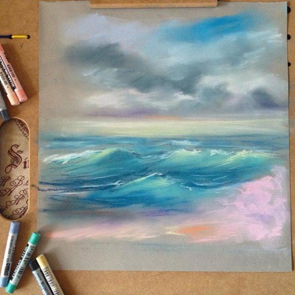 Идеи для рисования сухой пастелью