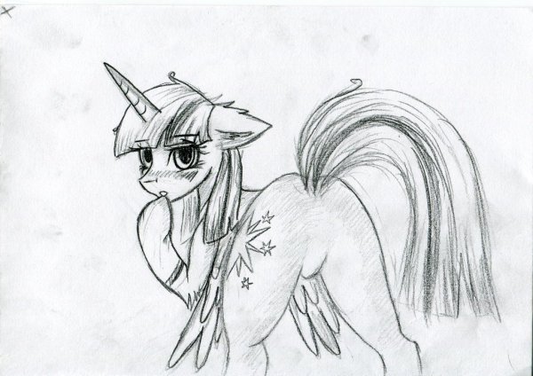 Пони арт карандашом