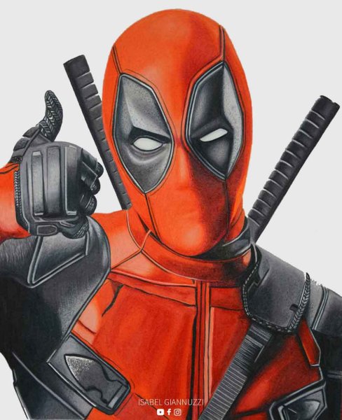 Рисование Дэдпула