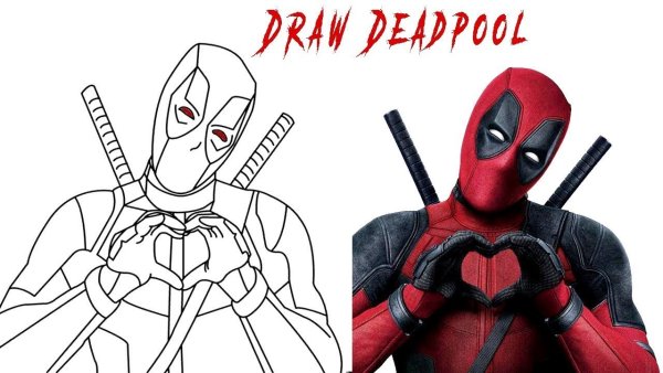Раскраска Дэдпула