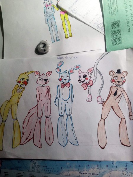 ФНАФ арт для срисовки