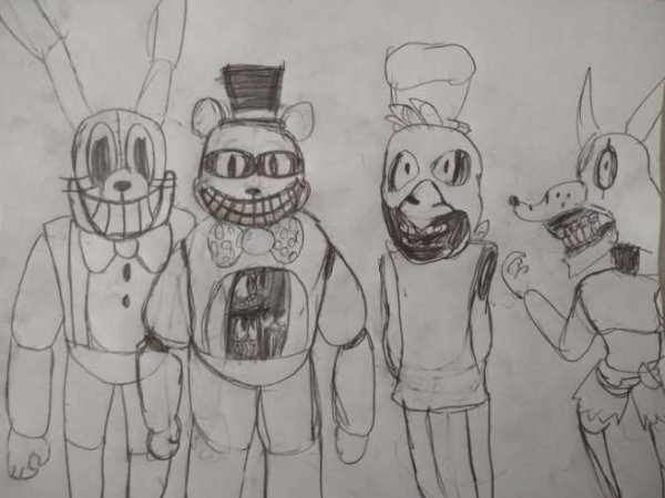 Фокси скетч