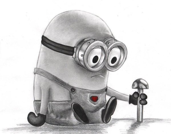 Прикольные рисунки Миньоны