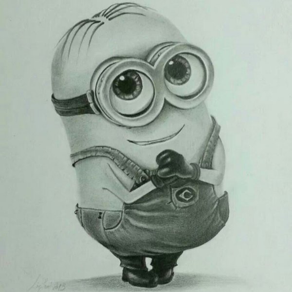 Миньон рисунок