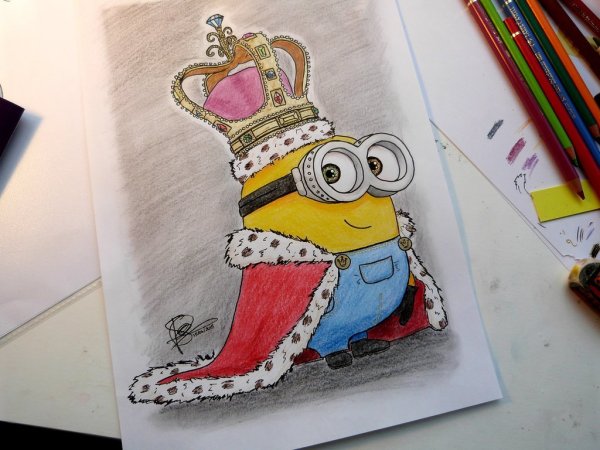 Скетчинг Миньоны