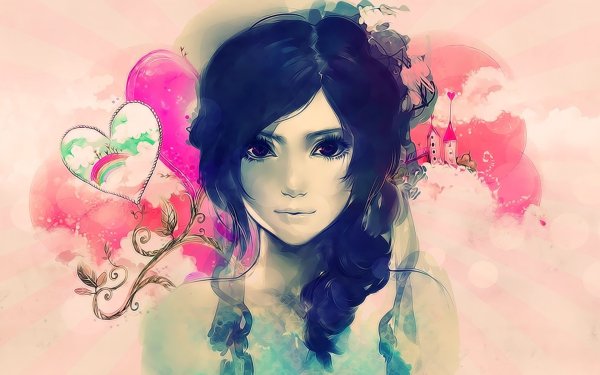 Девочка классный арт