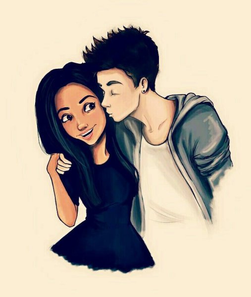 Красивые мультяшные пары