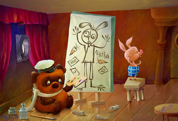 Художник Винни пуха Советский