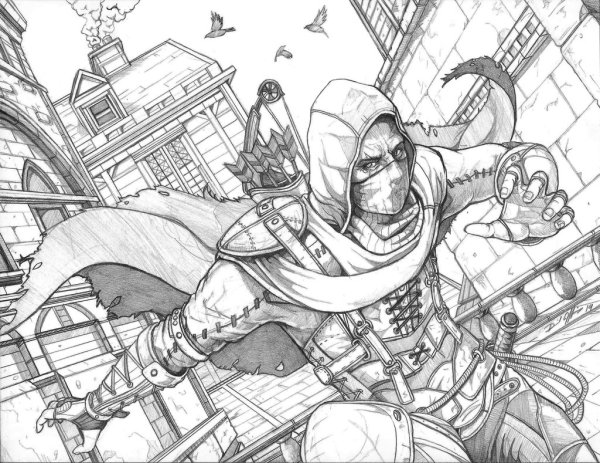 Рисунки карандашом из игр