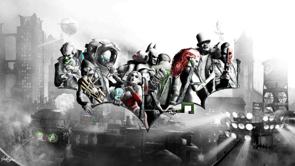 Бэтмен Аркхем Сити арт