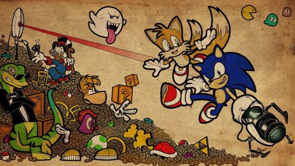 Персонажи ретро игр