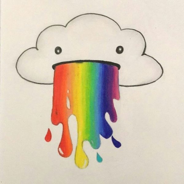 Радужные рисунки