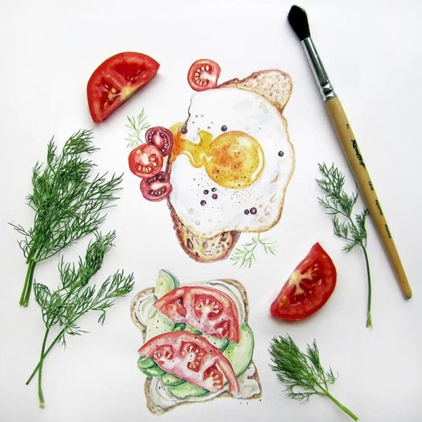 Еда для рисования