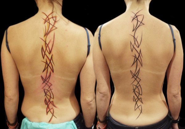 Необычные рисунки на теле