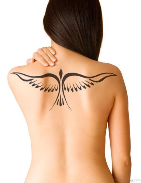 Ловец снов тату на спине