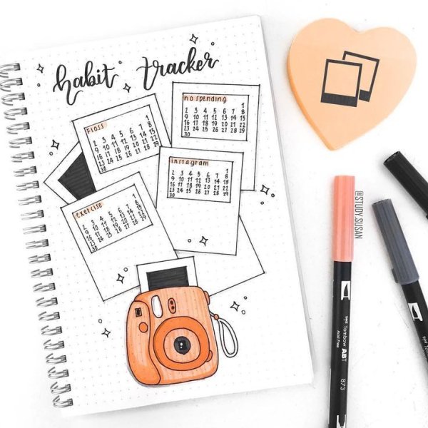 Идеи для ежедневника рисунки