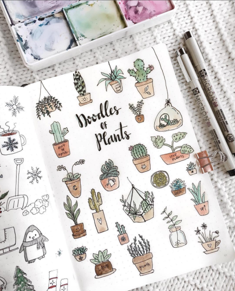 Рисунки для ежедневника